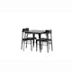 Matgrupp Venture Home Tempe med 2 Montros Stolar