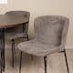 Matgrupp Venture Home Stone Rund med 4 Modesto Stolar