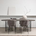 Matgrupp Venture Home Stone med 4 Modesto Stolar