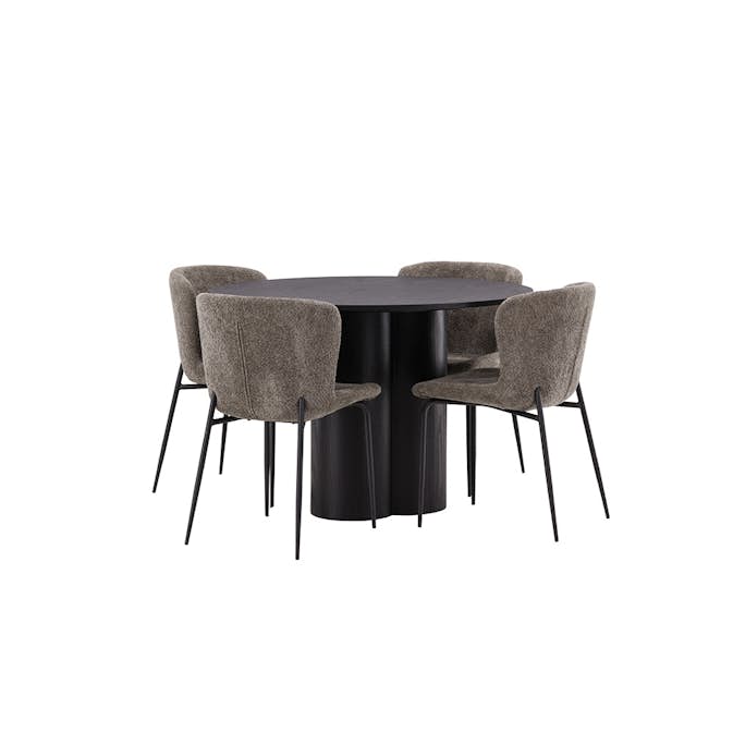 Matgrupp Venture Home Olivia med 4 Modesto Stolar