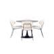 Matgrupp Venture Home Glade Ø 100 cm med 4 Chico Stolar