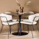 Matgrupp Venture Home Glade Ø 100 cm med 4 Chico Stolar