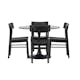 Matgrupp Venture Home Glade Ø100 cm med 4st Montros Matstolar