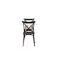 Matgrupp Venture Home Danburi Ø 60 cm med 2 Crosett Stolar