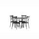 Matgrupp Venture Home Copenhagen med 4 Crosett Stolar