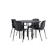 Matgrupp Venture Home Copenhagen Ø 115 cm med 4 Baltimore Stolar