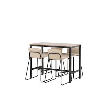 Matgrupp Venture Home Camden med 4 Bisbee Stolar