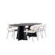 Matgrupp Venture Home Bootcut Oval med 6 Chico Stolar