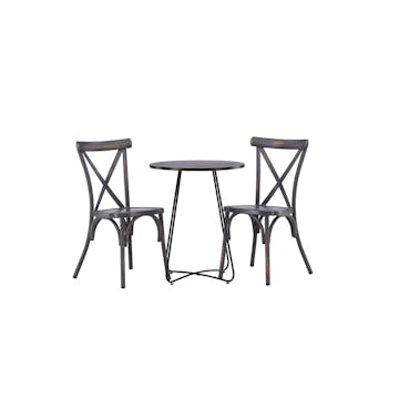 Cafégrupp Venture Home Bacong Bord med 2 Tablas Stolar