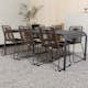Matgrupp Venture Home Borneo Bord med 6 Lindos Stolar