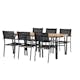 Matgrupp Venture Home Holmbeck Bord med 6 Copacabana Stolar