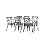 Matgrupp Venture Home Lina Bord med 6 Tablas Stolar