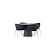 Matgrupp Venture Home Lanzo Ø120 cm med 4 st Selma stolar