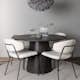 Matgrupp Venture Home Lanzo Ø120 cm med 4 st Chico stolar