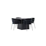 Matgrupp Venture Home Matilda med 4 Selma Stolar