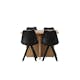 Matgrupp Venture Home Leo med 4 Zeno Stolar