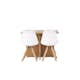 Matgrupp Venture Home Leo med 4 Zeno Stolar