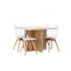 Matgrupp Venture Home Leo med 4 Edvin Stolar