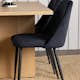 Matgrupp Venture Home Leo med 4 Night Sammet Stolar