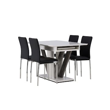 Matgrupp Venture Home Disa med 4 Lily Stolar