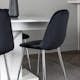 Matgrupp Venture Home Pluto med 4 Polar Sammet Stolar