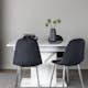 Matgrupp Venture Home Pluto med 4 Polar Sammet Stolar