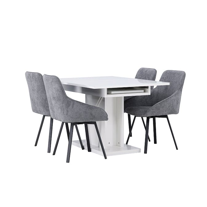 Matgrupp Venture Home Pluto med 4 Rosie Stolar