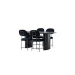 Matgrupp Venture Home Isolde med 4 st Stella stolar