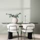 Matgrupp Venture Home Isolde med 4 st Chico stolar