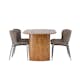 Matgrupp Venture Home Isolde med 4 Modesto Stolar