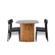 Matgrupp Venture Home Isolde med 4 Montros Stolar
