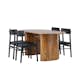 Matgrupp Venture Home Isolde med 4 Montros Stolar