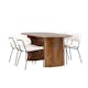 Matgrupp Venture Home Isolde med 4 Chico Stolar