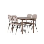 Matgrupp Venture Home Andy med 4 Seda Stolar