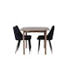 Matgrupp Venture Home Andy med 4 Night Stolar