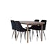 Matgrupp Venture Home Andy med 4 Night Stolar