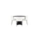 Matgrupp Venture Home Bootcut Ø110 cm med 4 st Edina stolar