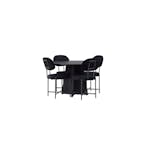 Matgrupp Venture Home Bootcut Ø110 cm med 4 st Stella stolar