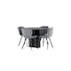 Matgrupp Venture Home Olivia Ø110 cm med 4 st Lilja stolar