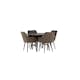 Matgrupp Venture Home Kaseidon Ø100 cm med 4 st Tomorrow stolar