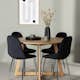Matgrupp Venture Home Yakidon Ø120 cm med 4 st Polar stolar