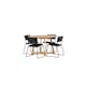 Matgrupp Venture Home Yakidon Ø120 cm med 4 st Kenth stolar