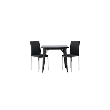 Matgrupp Venture Home Tempe med 2 st Lily stolar