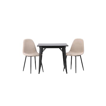 Matgrupp Venture Home Tempe med 2 st Polar stolar