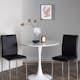 Matgrupp Venture Home Hamden Ø80 cm med 2 st Lily stolar