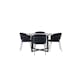 Matgrupp Venture Home Durango Ø120 cm med 4 st Selma stolar
