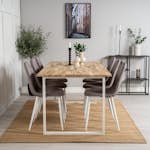 Matgrupp Venture Home Cirebon med 6st Polar Stolar