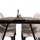 Matgrupp Venture Home Jakarta med 6st Leone Stolar