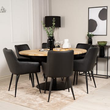 Matgrupp Venture Home Cirebon med 6st Comfort Stolar