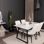 Matgrupp Venture Home Estelle med 4st Leone Stolar